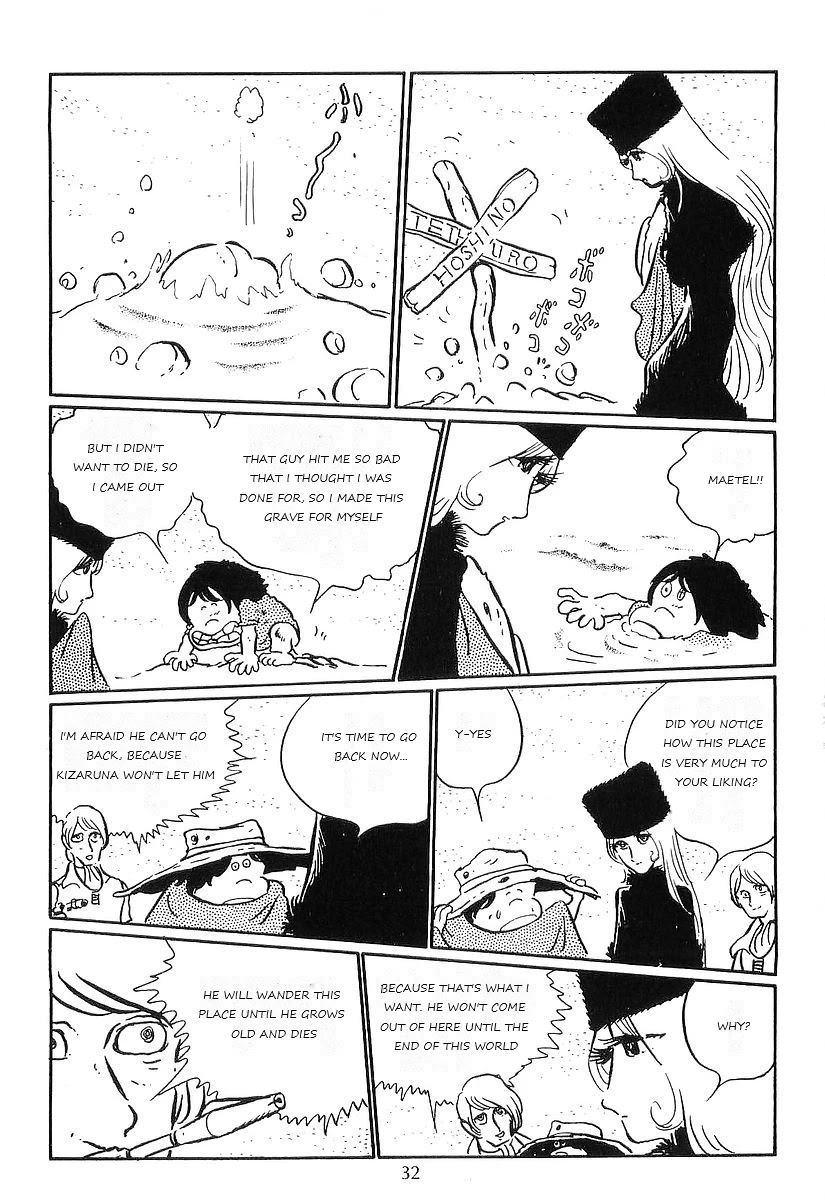 Ginga Tetsudou 999 Chapter 72 page 35 - Chapter 72: The Four-Dimensional Elevator