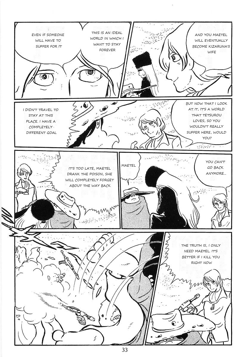 Ginga Tetsudou 999 Chapter 72 page 36 - Chapter 72: The Four-Dimensional Elevator