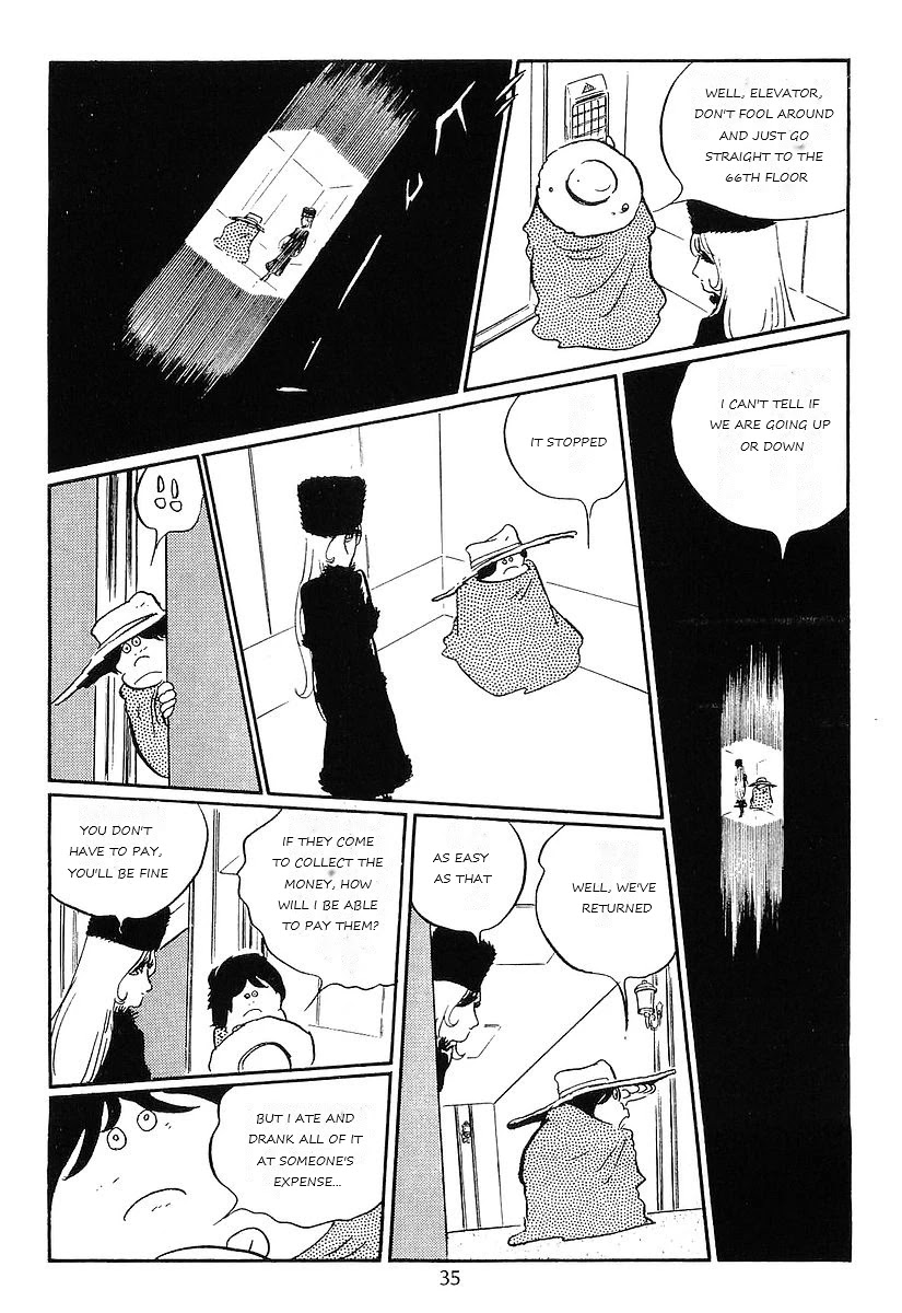 Ginga Tetsudou 999 Chapter 72 page 38 - Chapter 72: The Four-Dimensional Elevator
