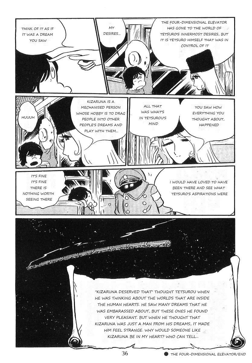 Ginga Tetsudou 999 Chapter 72 page 39 - Chapter 72: The Four-Dimensional Elevator