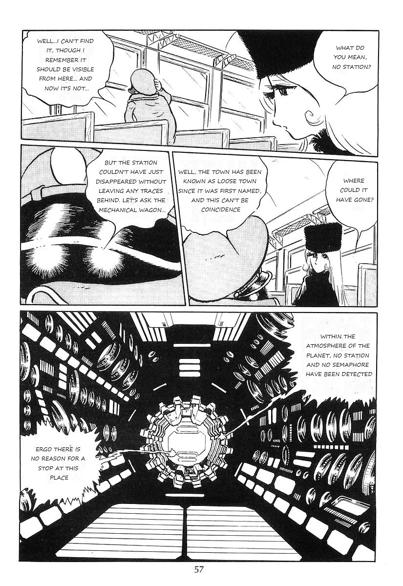 Ginga Tetsudou 999 Chapter 73 page 21 - Chapter 73: The Monster of the Loose Zone