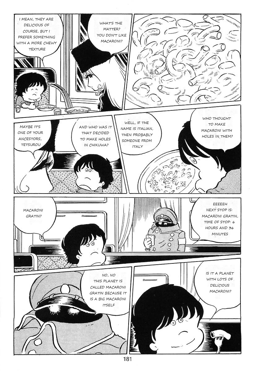 Ginga Tetsudou 999 Chapter 76 page 1 - Chapter 76: The Collapse of Macaroni Au Gratin