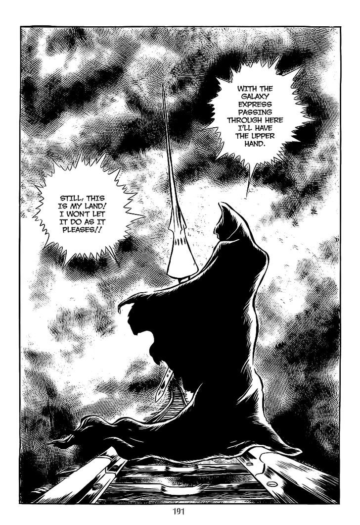 Ginga Tetsudou 999 Chapter 8 page 1 - Chapter 8 : The Planet of Darkness, Mephisto's Dark Knight