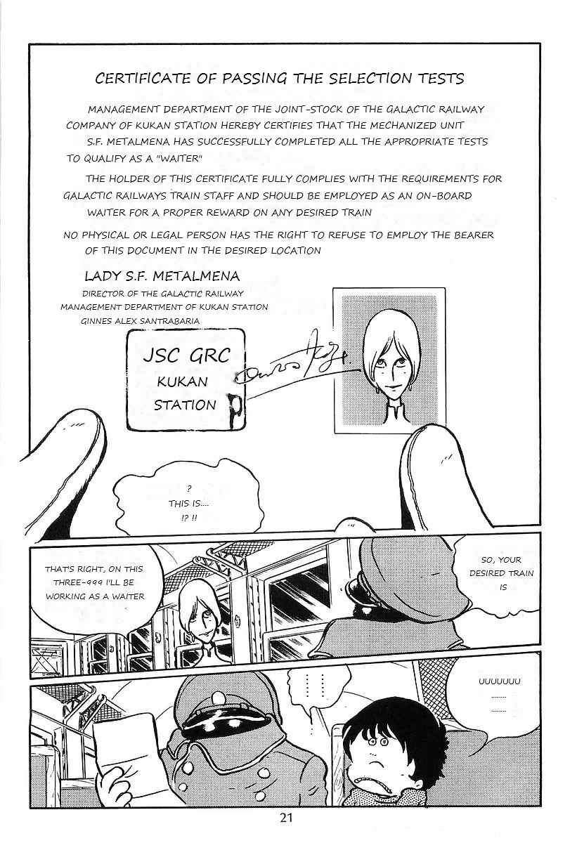 Ginga Tetsudou 999 Chapter 80 page 24 - Chapter 80: The Shaking Station