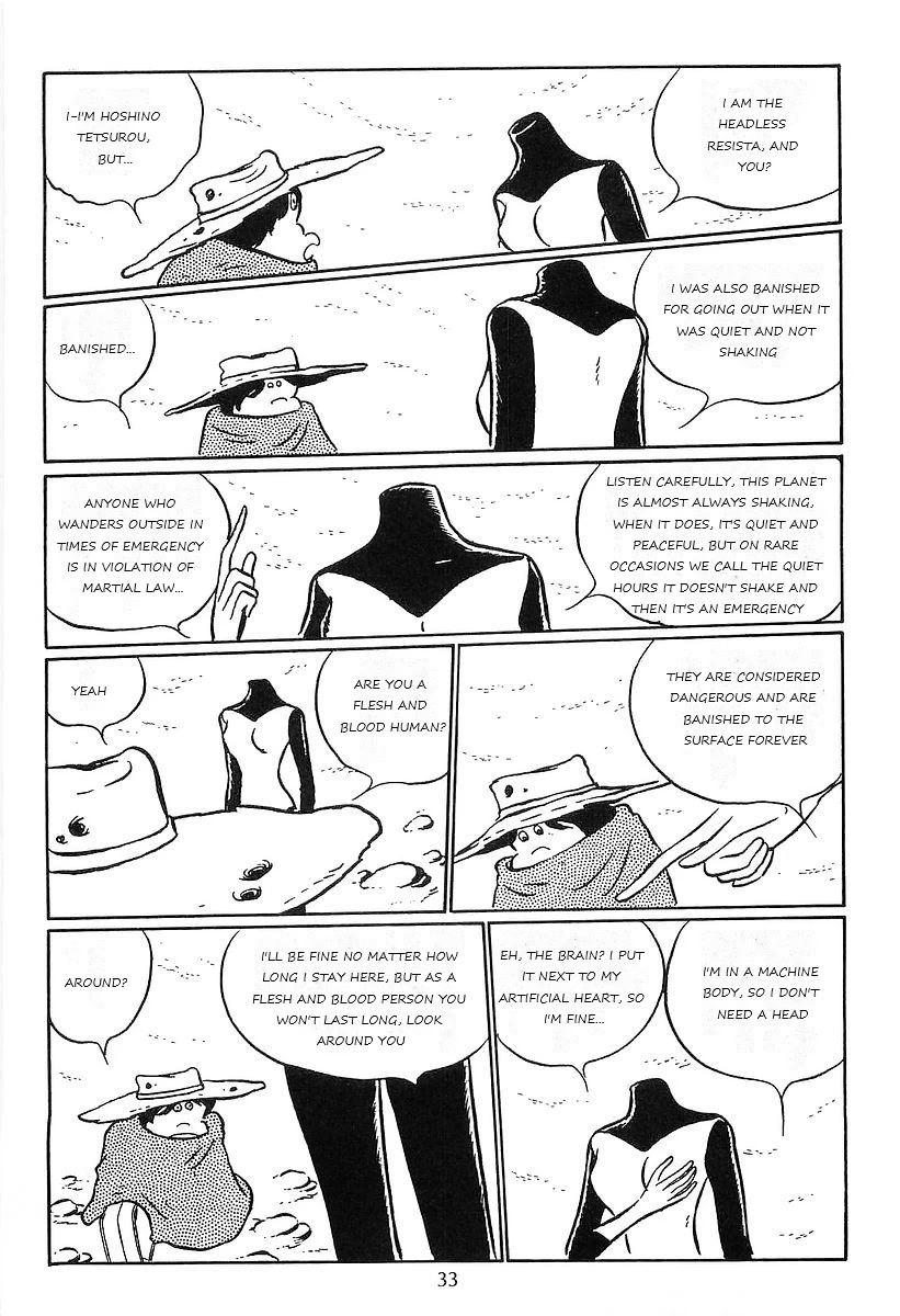 Ginga Tetsudou 999 Chapter 80 page 36 - Chapter 80: The Shaking Station