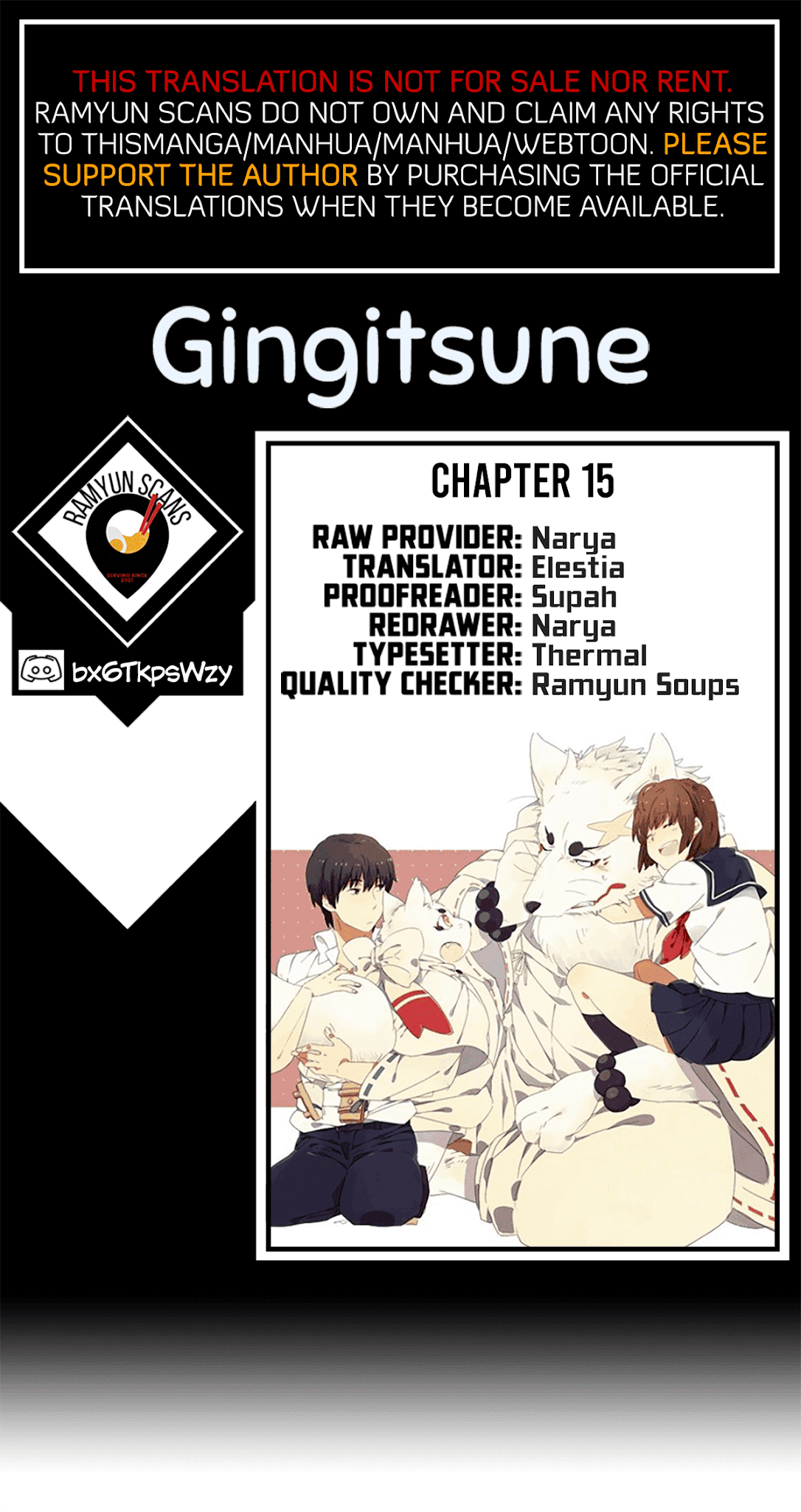 Gingitsune Chapter 15 page 1 - Chapter 15