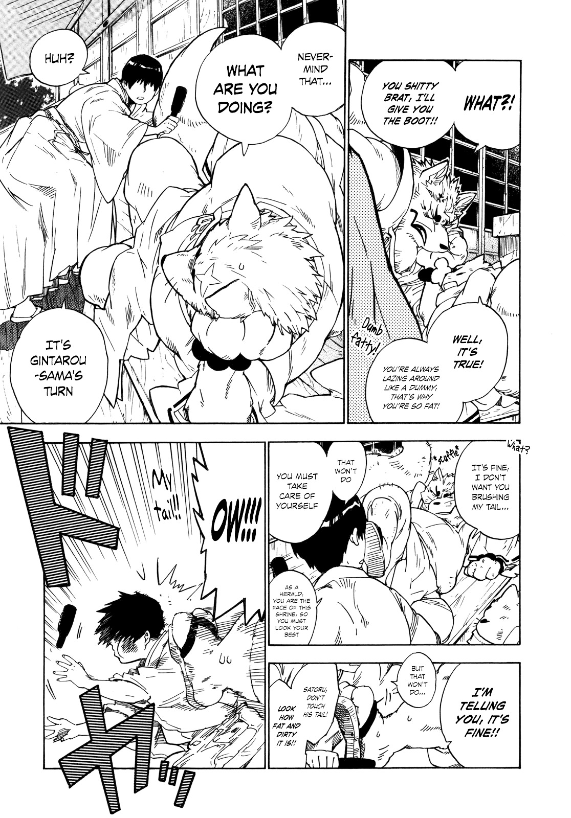 Gingitsune Chapter 8 page 13 - Chapter 8 : What kind of face am I making?