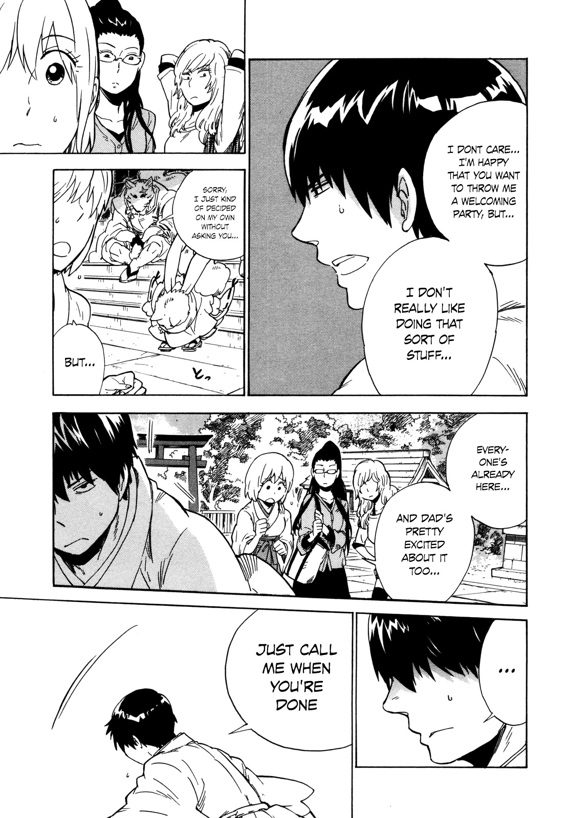 Gingitsune Chapter 8 page 23 - Chapter 8 : What kind of face am I making?
