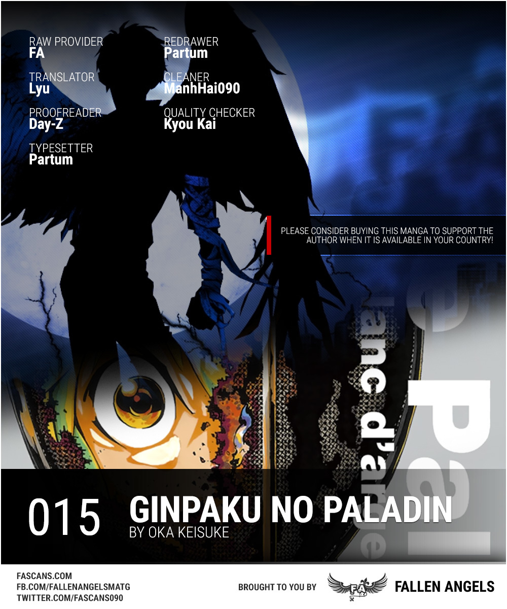 Ginpaku no Paladin - Seikishi Chapter 15 page 1 - Chapter 15: Just You Watch!
