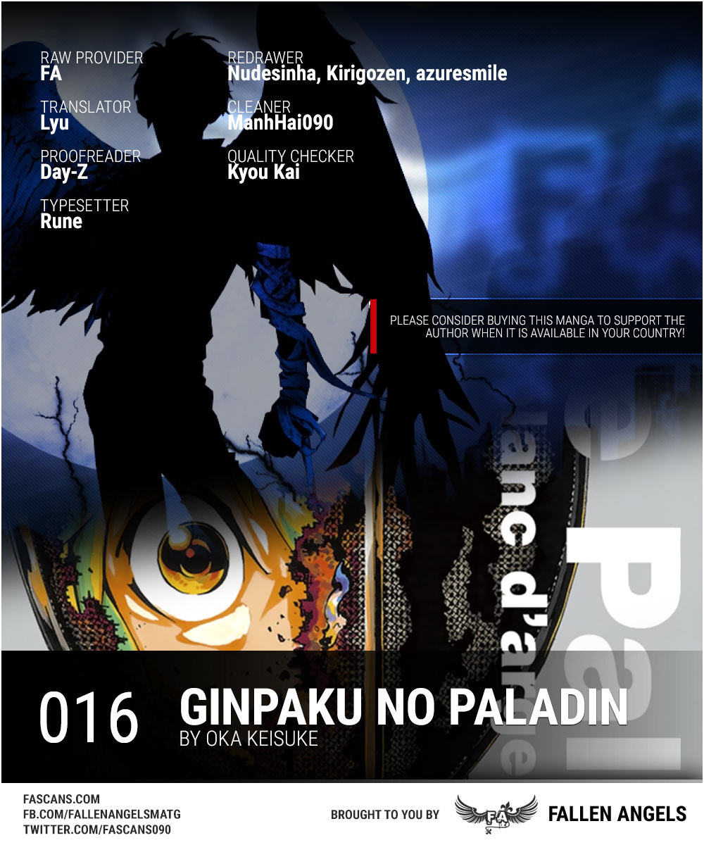 Ginpaku no Paladin - Seikishi Chapter 16 page 1 - Chapter 16: Right Foot