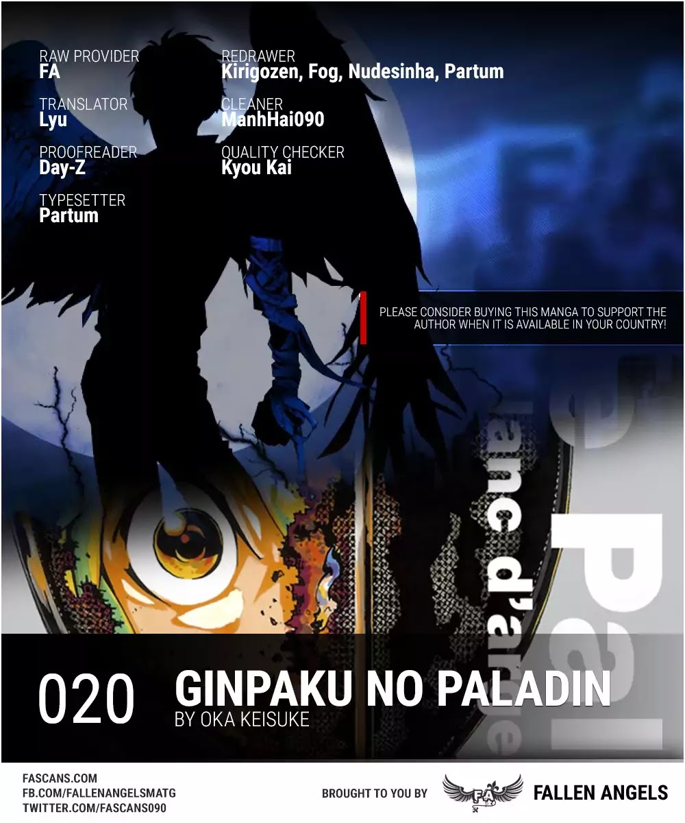 Ginpaku no Paladin - Seikishi Chapter 20 page 1 - Chapter 20: Resolution