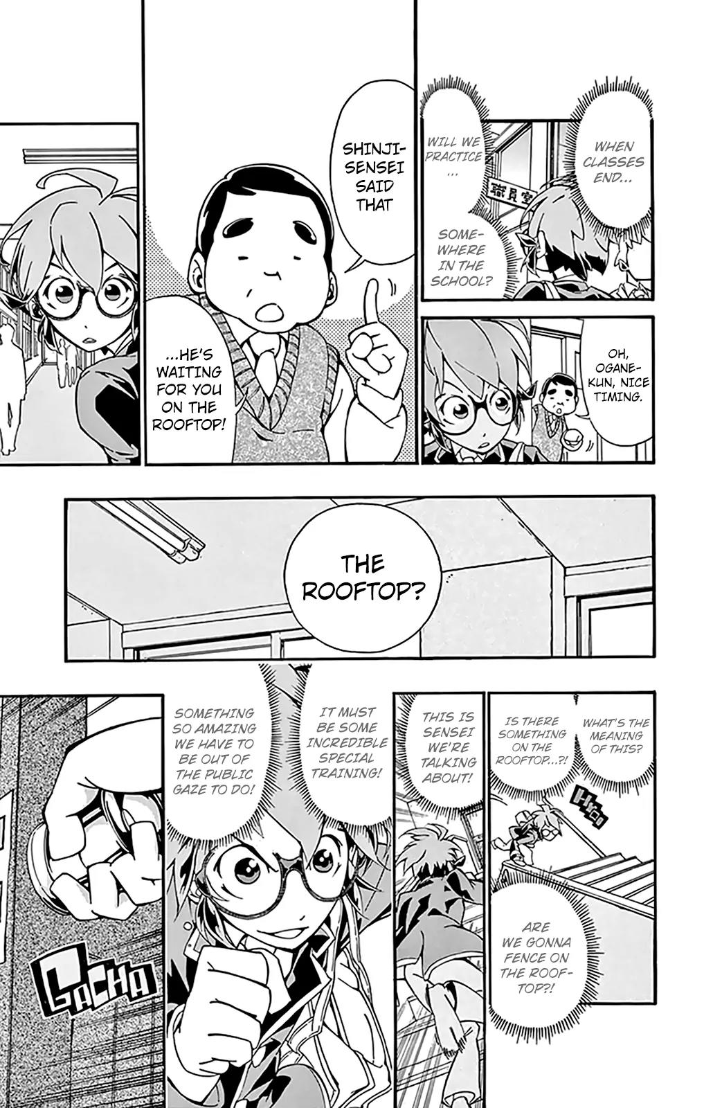 Ginpaku no Paladin - Seikishi Chapter 4 page 5 - Chapter 4: Rooftop