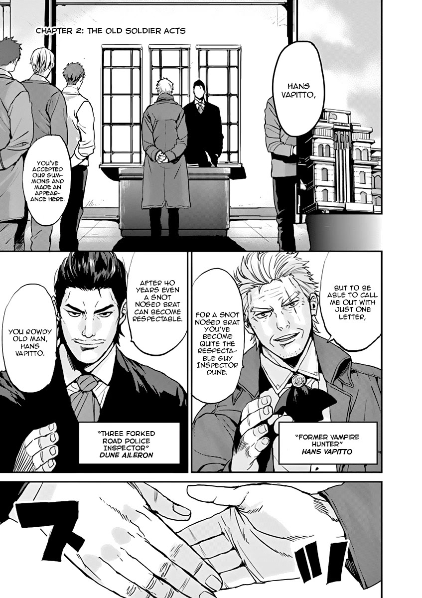Ginrou Bloodborne Chapter 2 page 2 - Chapter 2: The Old Soldier Acts