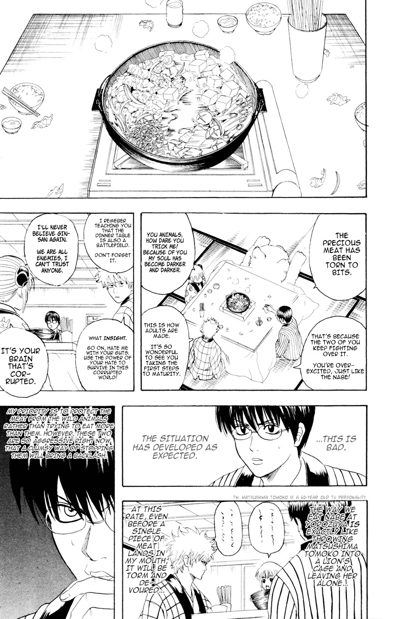 Gintama Chapter 100 page 5 - Chapter 100 : Lesson 100: Nabemono Is A Reflection Of Life.
