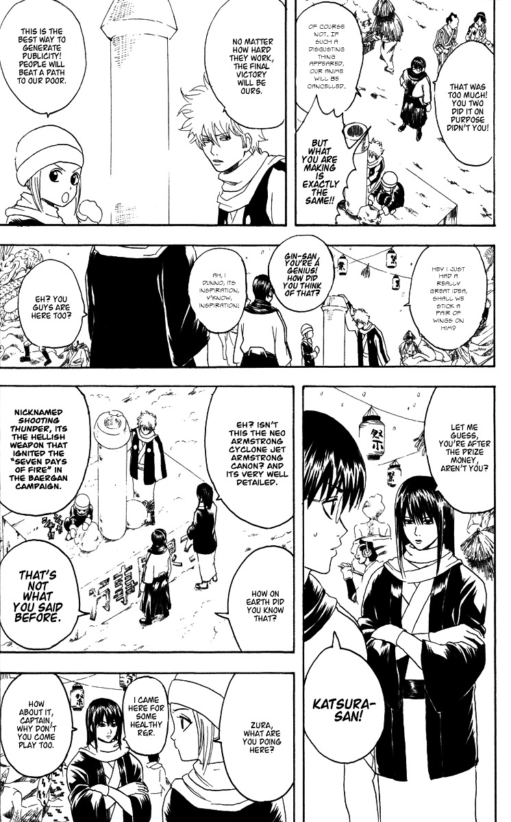 Gintama Chapter 103 page 10 - Chapter 103 : Lesson 103: Only Children Get Excited When They See The Snow.