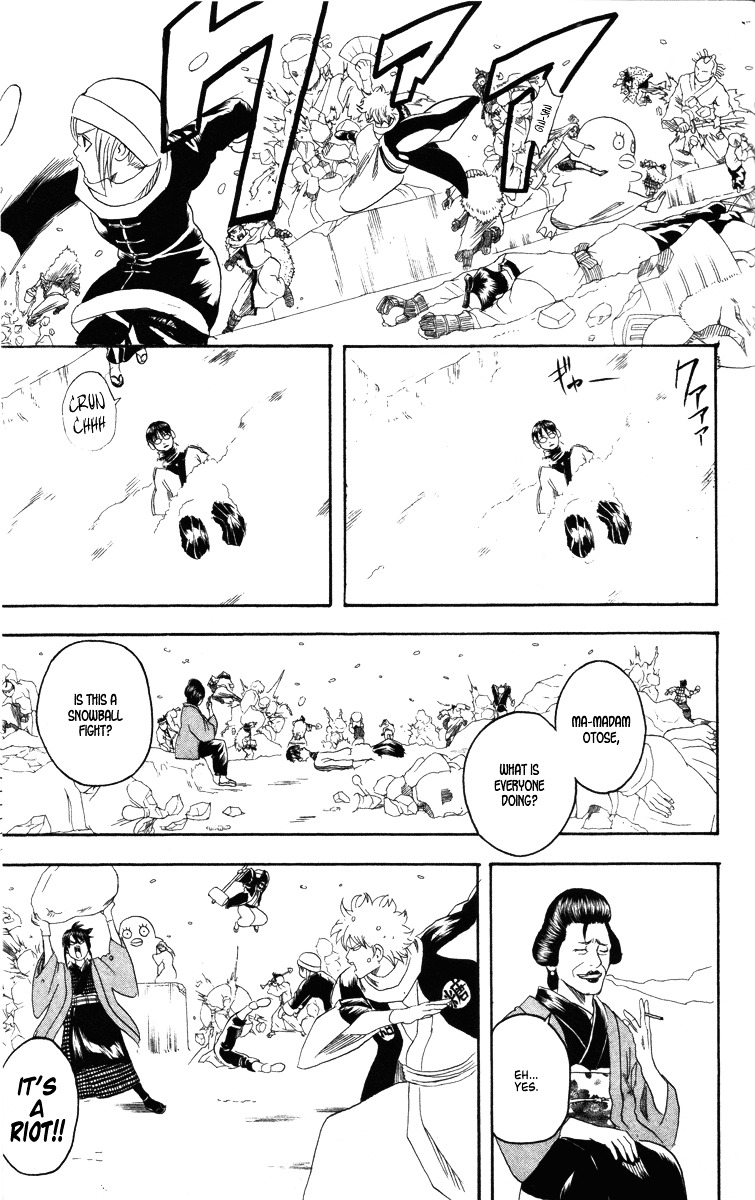 Gintama Chapter 103 page 21 - Chapter 103 : Lesson 103: Only Children Get Excited When They See The Snow.