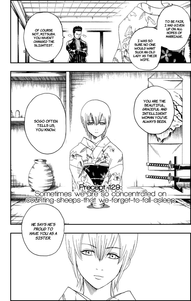 Gintama Chapter 129 page 5 - Chapter 129 : Sometimes We Are So Concentrated On Counting Sheeps That We Forget To Fall Asleep