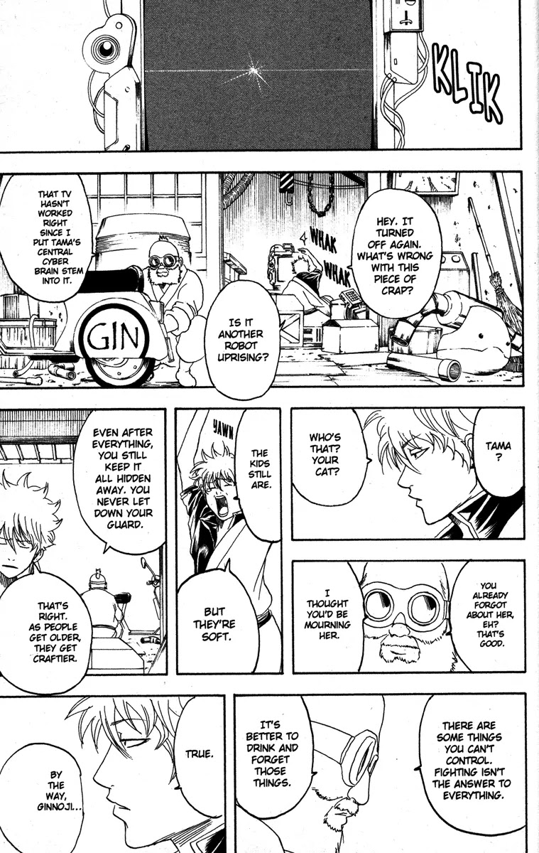 Gintama Chapter 146 page 15 - Chapter 146 : Some Data Cannot Be Deleted