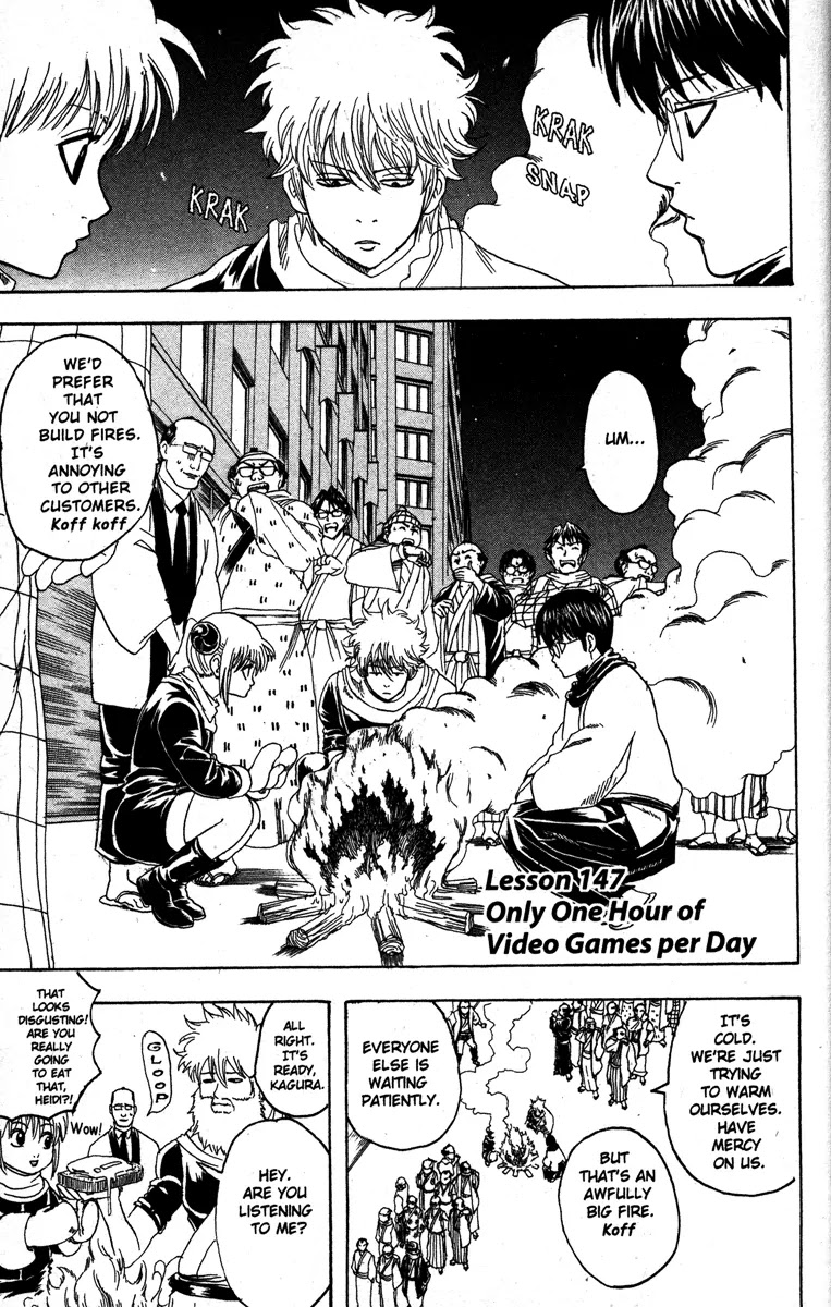 Gintama Chapter 147 page 3 - Chapter 147 : Only One Hour of Video Games per Day
