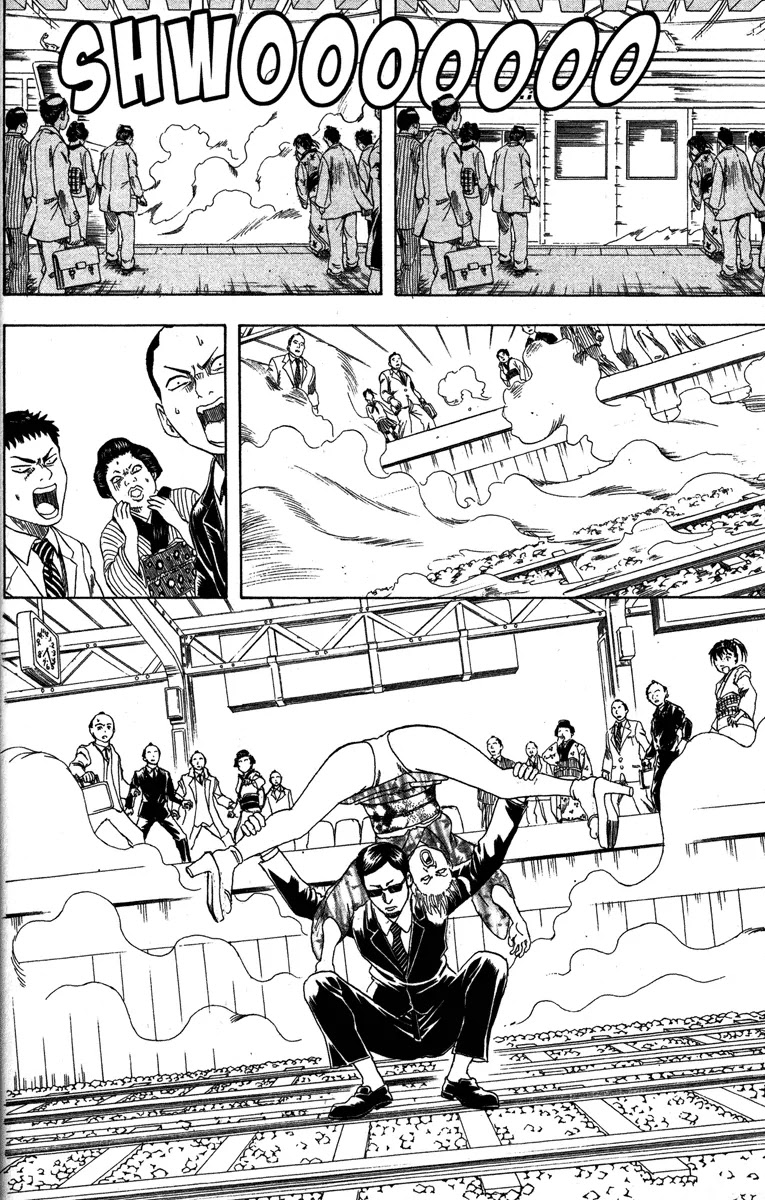 Gintama Chapter 153 page 10 - Chapter 153 : When You're on a Train, Hold On to the Straps with Both Hands