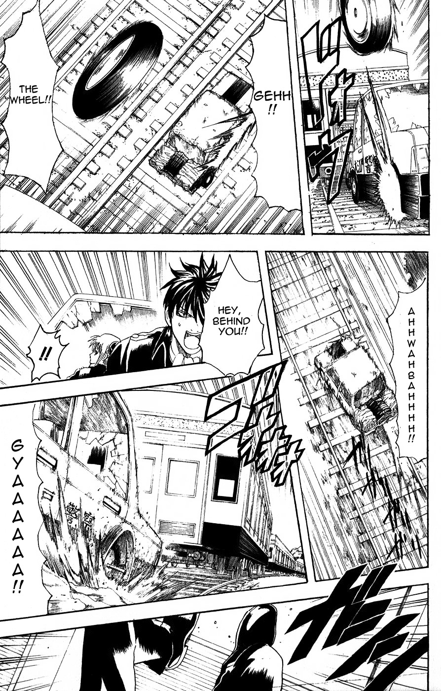Gintama Chapter 164 page 8 - Chapter 164 : You Can't Play On The Railroad Tracks