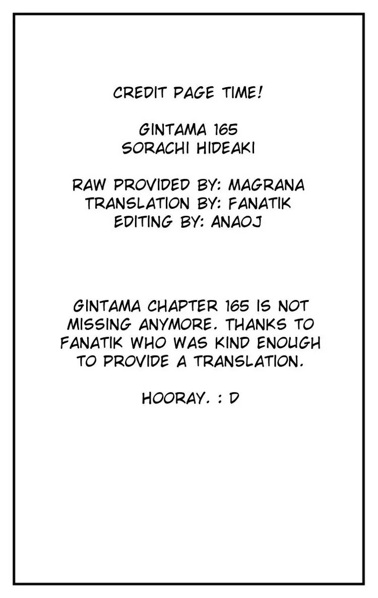 Gintama Chapter 165 page 1 - Chapter 165 : The Schemer is Caught In His Own Scheme
