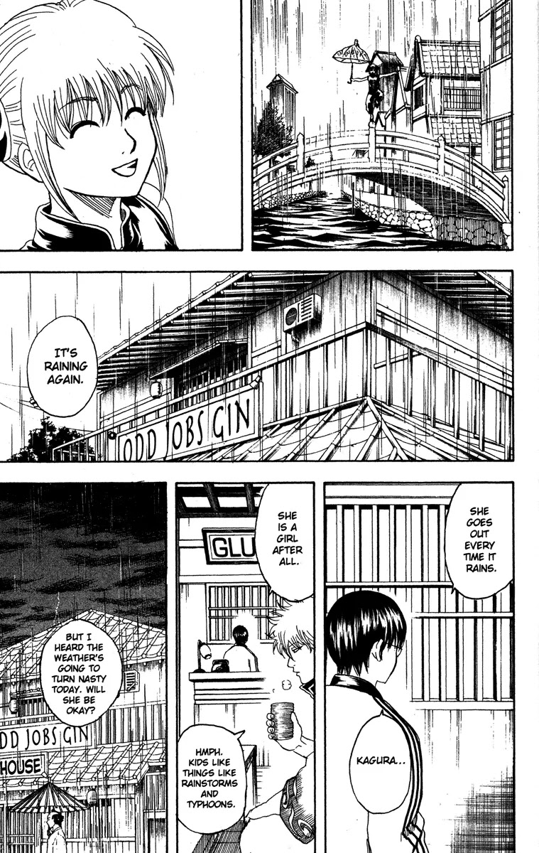 Gintama Chapter 172 page 11 - Chapter 172 : I Hate myself When I Forget the Vinyl Umbrella Even When There's One Hundred Percent Chance of Rain