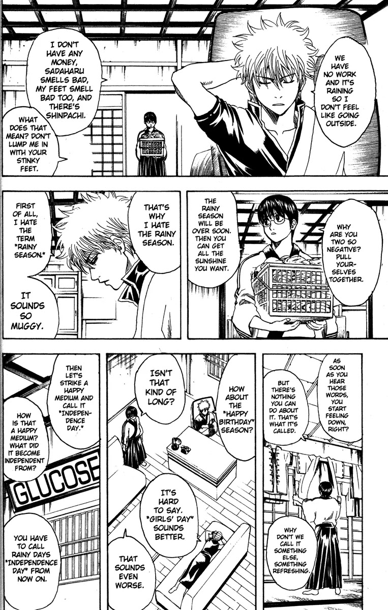 Gintama Chapter 172 page 2 - Chapter 172 : I Hate myself When I Forget the Vinyl Umbrella Even When There's One Hundred Percent Chance of Rain