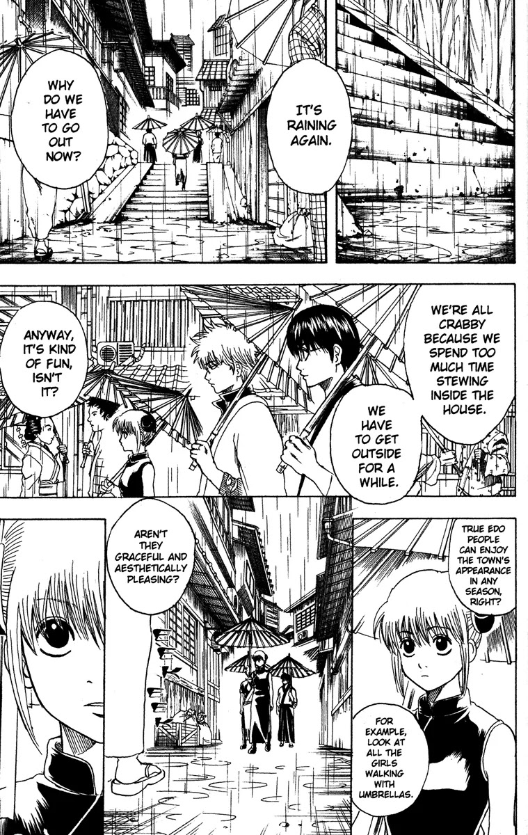 Gintama Chapter 172 page 5 - Chapter 172 : I Hate myself When I Forget the Vinyl Umbrella Even When There's One Hundred Percent Chance of Rain