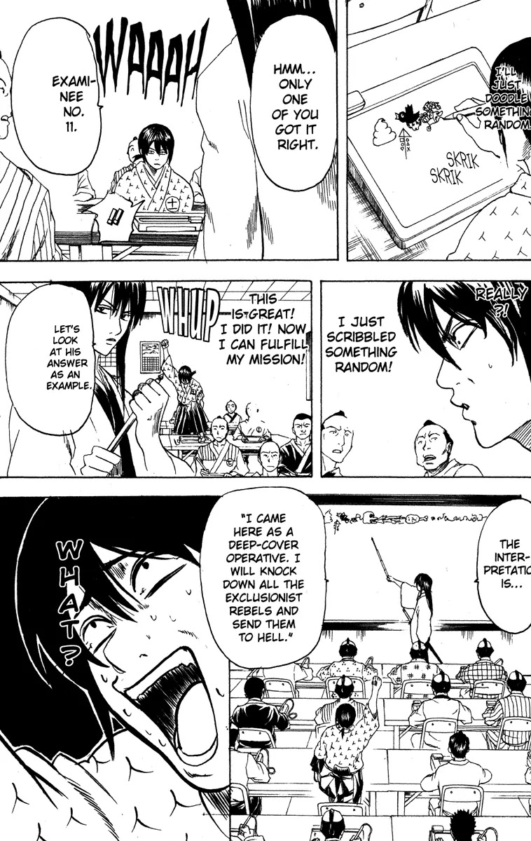 Gintama Chapter 173 page 19 - Chapter 173 : Life is an Exam
