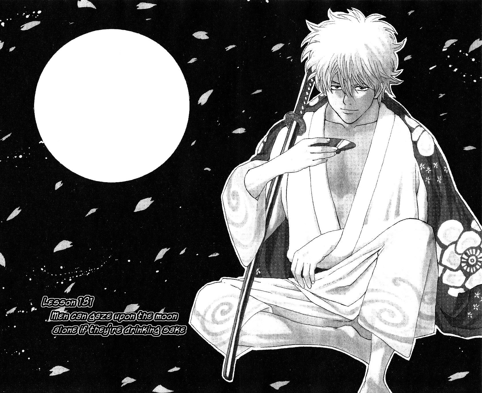 Gintama Chapter 181 page 3 - Chapter 181 : Men can Gaze upon the Moon Alone If They're Drinking Sake