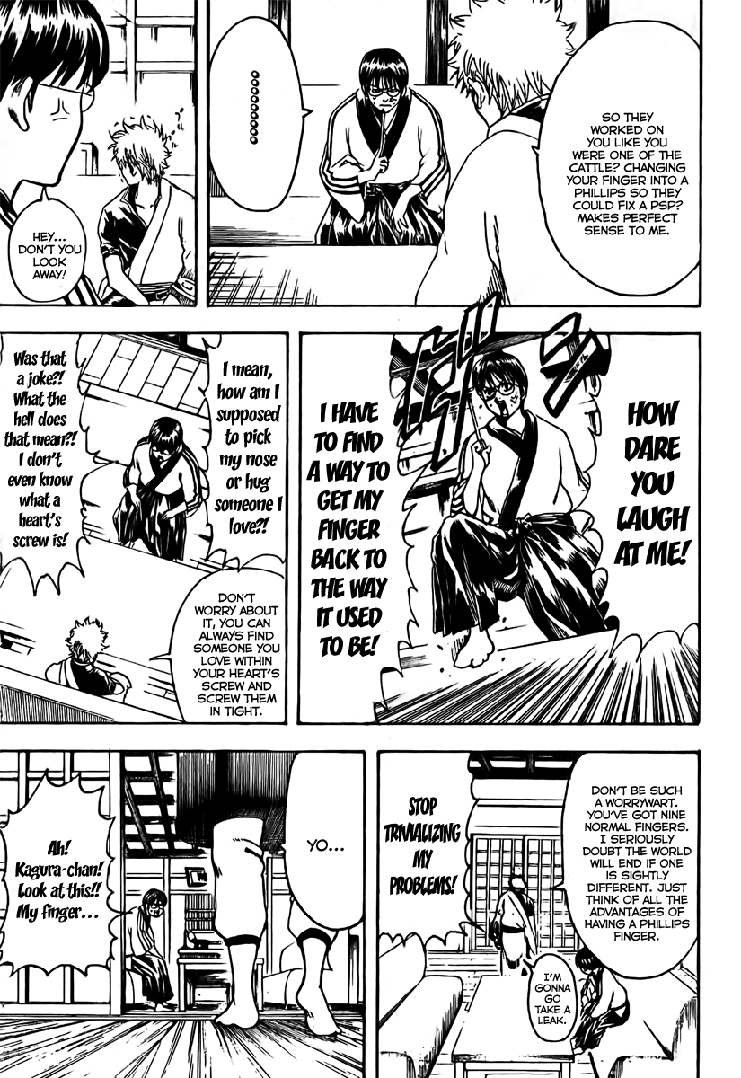 Gintama Chapter 189 page 9 - Chapter 189: To a novice a phillips and a flathead are equally as splendid