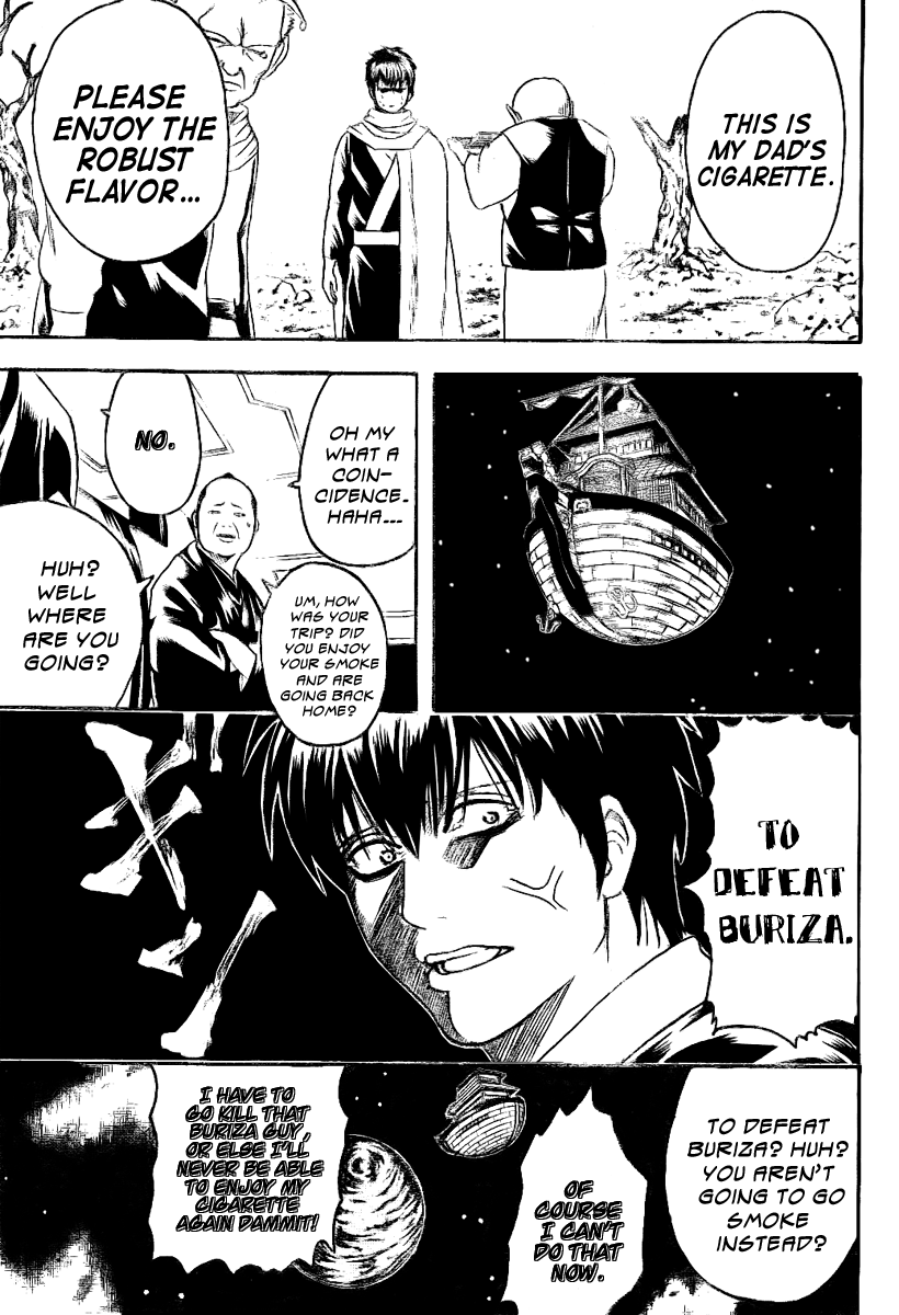 Gintama Chapter 202 page 12 - Chapter 202: A Cigarette Box With Only Two Cigarettes In It Smells A Lot Like A Guy Who Walks Into A Room With The Scent Of Horse Dung
