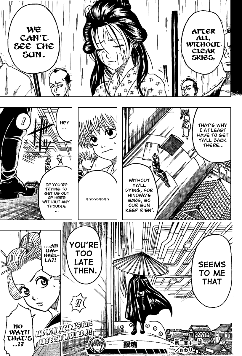 Gintama Chapter 212 page 19 - Chapter 212: Beware of Guys Who Use Umbrellas On Sunny Days
