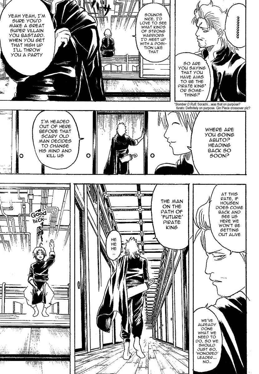 Gintama Chapter 216 page 9 - Chapter 216: There Are Plenty of Guys Who Think That 'Little *******' are 'Pretty *******', Rambo isn't Reckless, and That 'Buddy' and 'Ah, a Wart' Don't Sound the Same