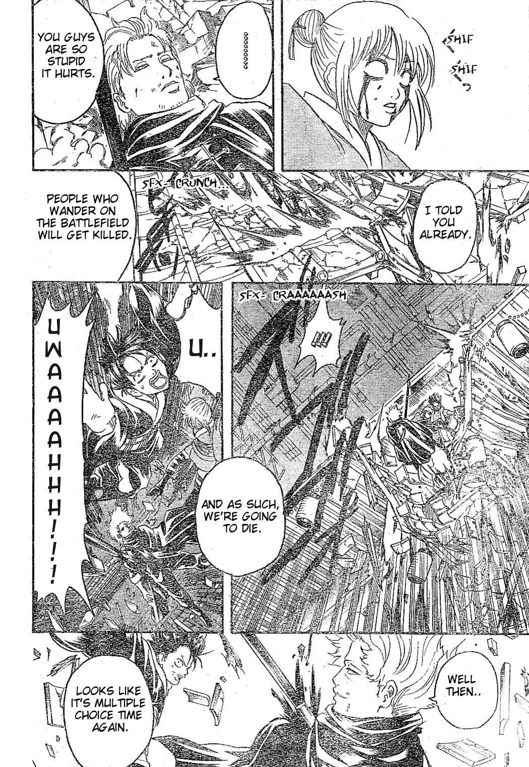 Gintama Chapter 219 page 18 - Chapter 219: People who say "I'm really getting angry" are in fact not angry at all