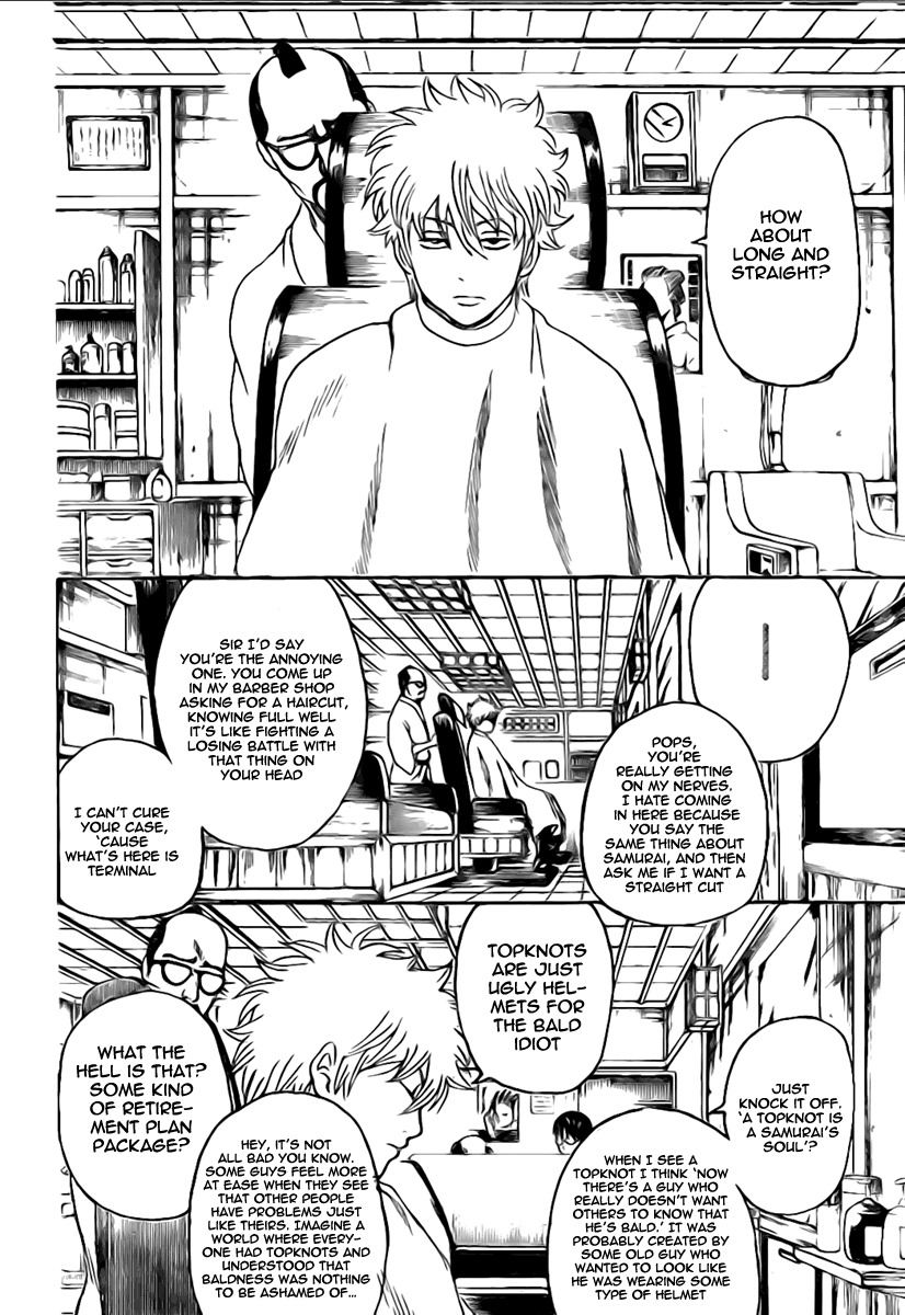 Gintama Chapter 231 page 2 - Chapter 231: Gossip Born In The Barbership Is Among The World's Most Pointless