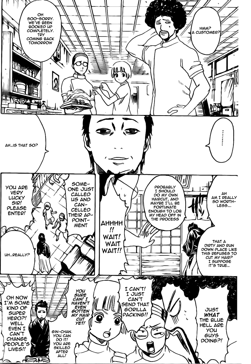 Gintama Chapter 231 page 9 - Chapter 231: Gossip Born In The Barbership Is Among The World's Most Pointless