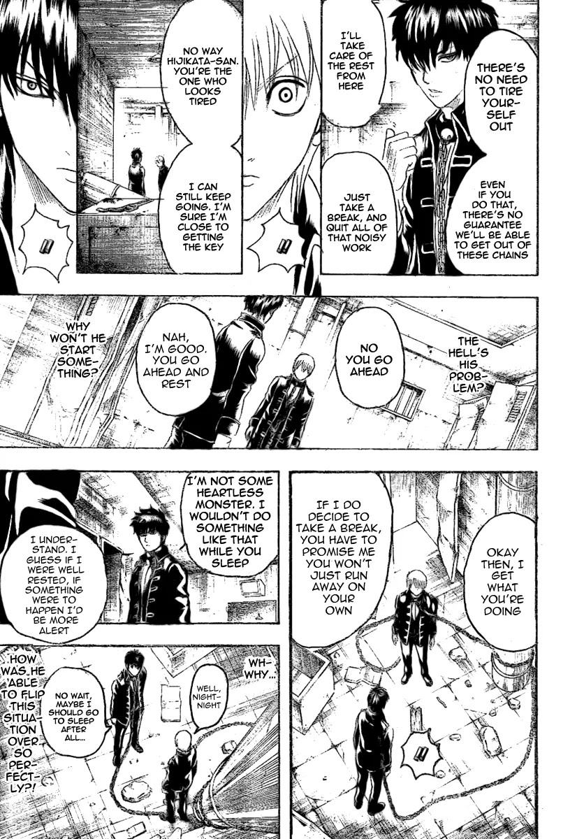 Gintama Chapter 234 page 9 - Chapter 234 : Bad guys sleep more often