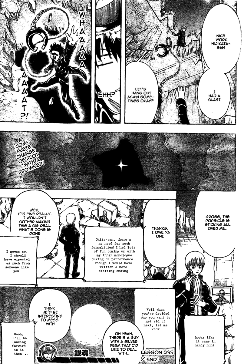 Gintama Chapter 235 page 19 - Chapter 235: When Your Half Eaten Popsicle Starts Sliding Down The Stick, That's When Jerks Come Around Hoping For A Share