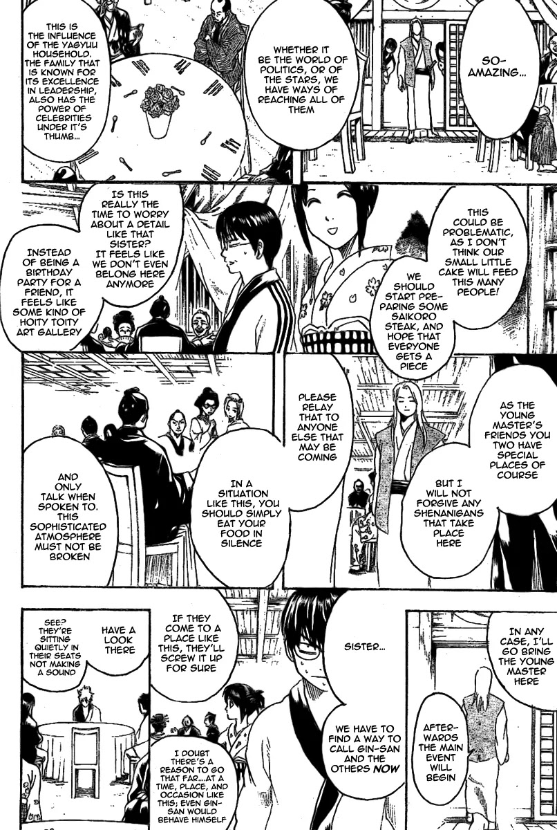 Gintama Chapter 236 page 4 - Chapter 236 : Usually birthday gatherings turn into unwanted reunions