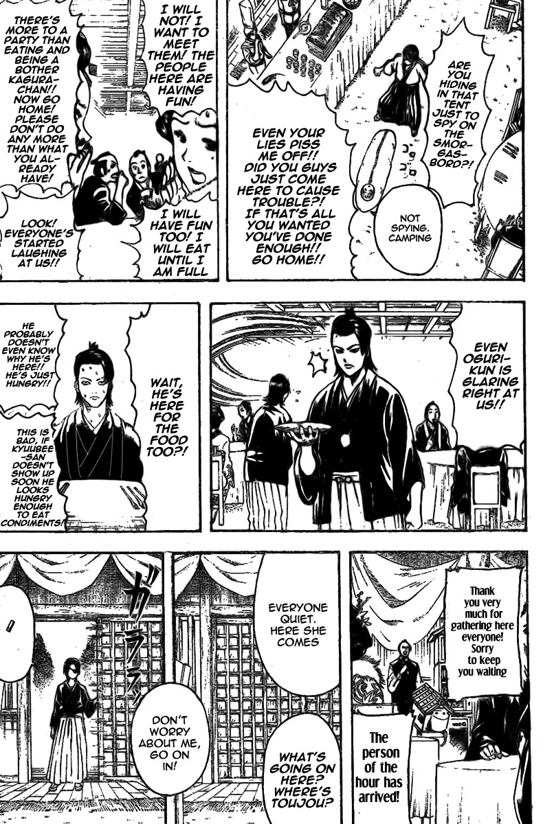 Gintama Chapter 236 page 9 - Chapter 236 : Usually birthday gatherings turn into unwanted reunions