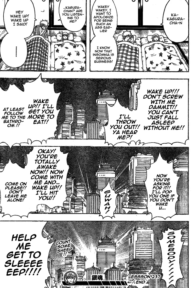 Gintama Chapter 237 page 19 - Chapter 237 : Sleep helps a child grow