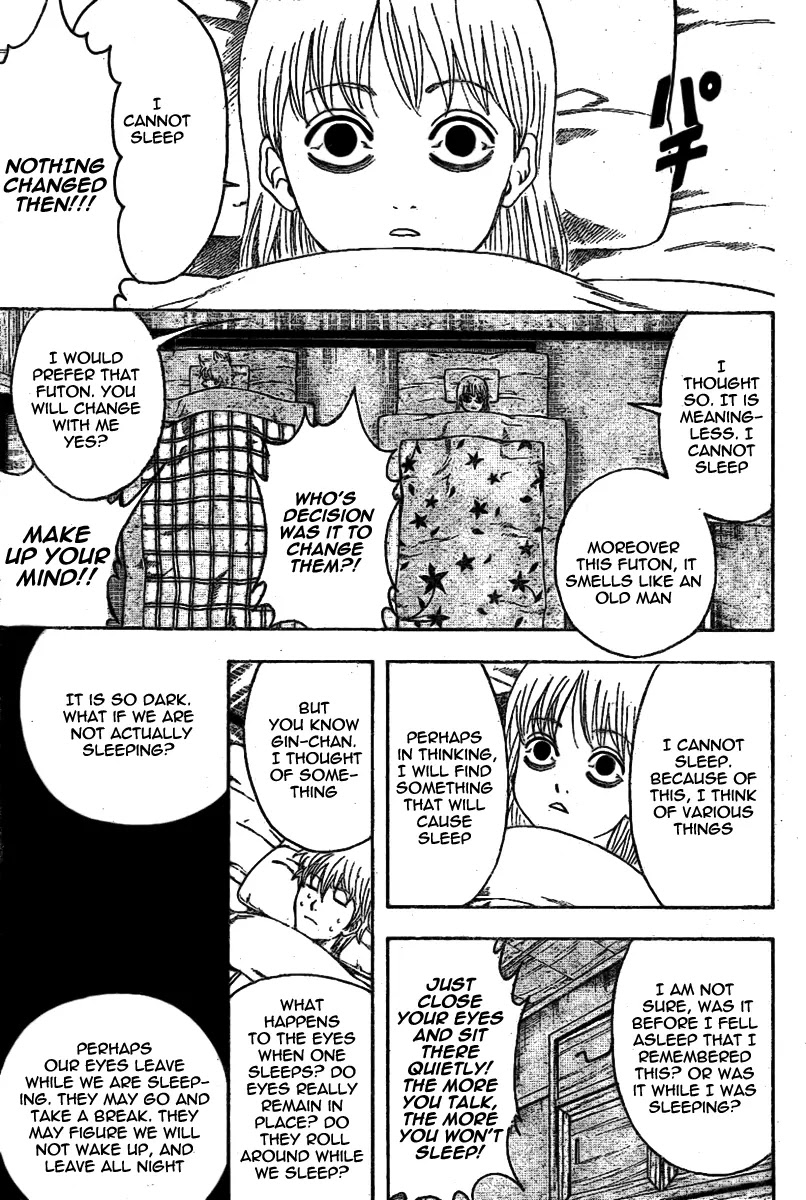 Gintama Chapter 237 page 5 - Chapter 237 : Sleep helps a child grow