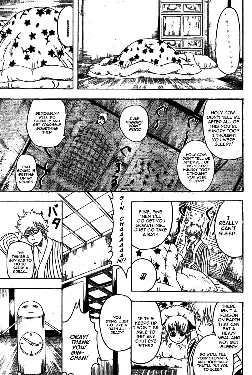 Gintama Chapter 237 page 9 - Chapter 237 : Sleep helps a child grow