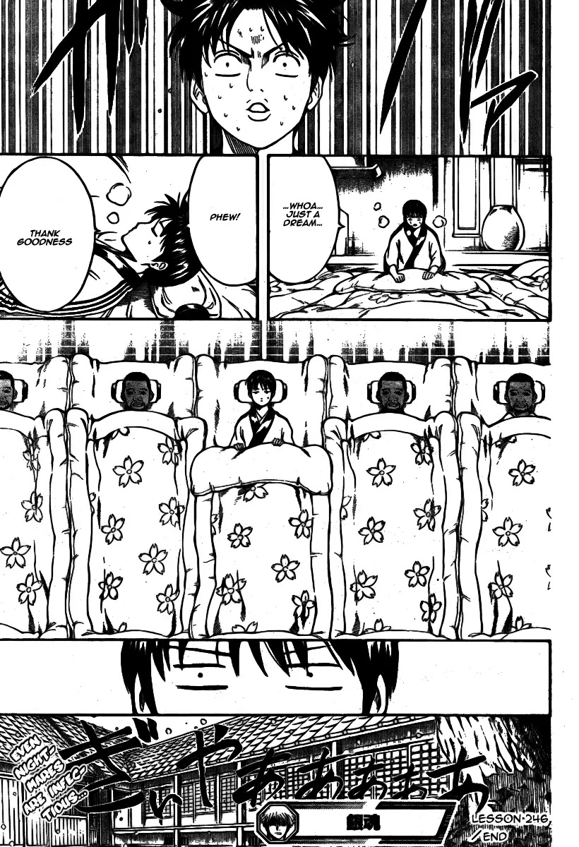 Gintama Chapter 246 page 22 - Chapter 246 : There's loads of dirt under the willow tree