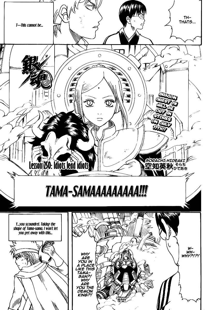 Gintama Chapter 250 page 4 - Chapter 250 : Idiots lead idiots