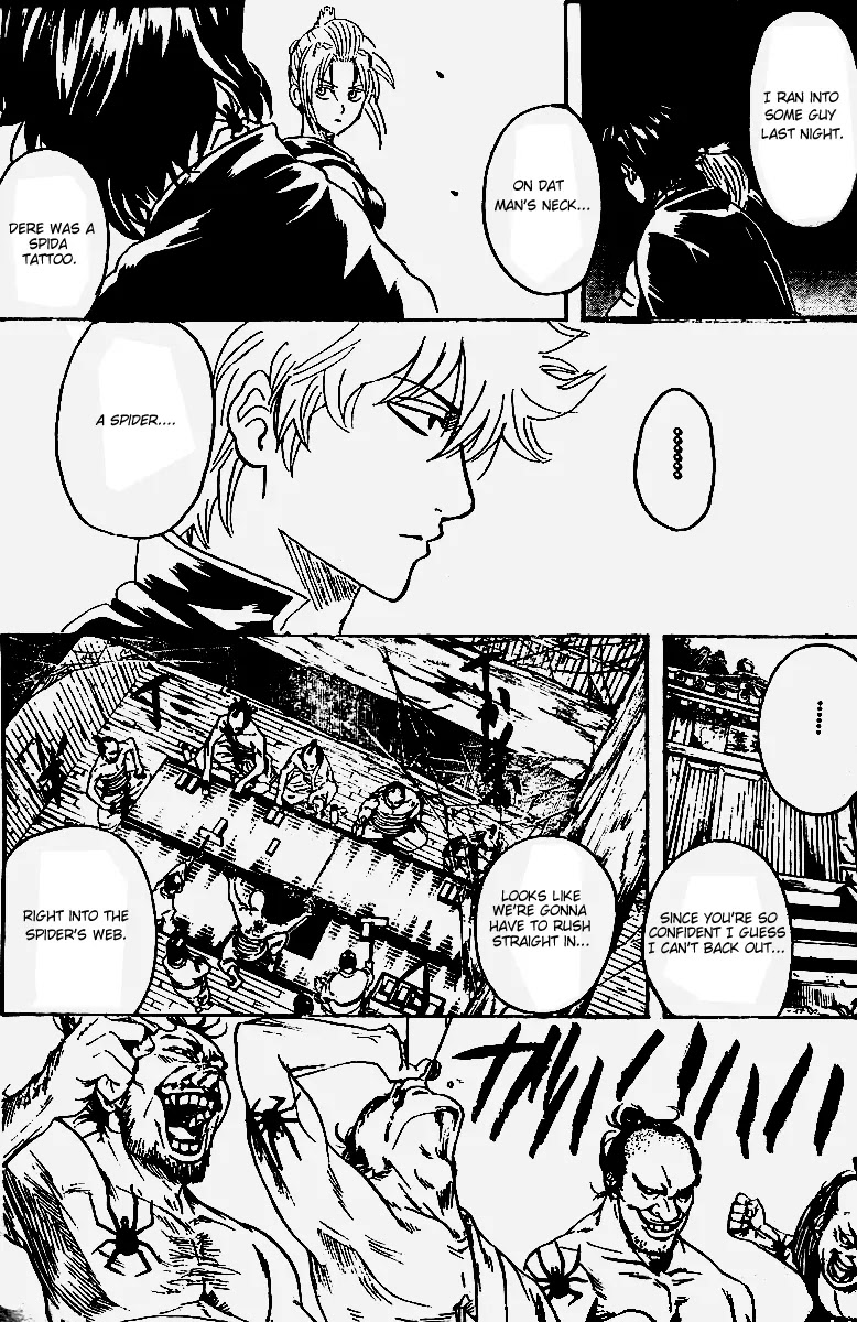 Gintama Chapter 254 page 10 - Chapter 254 : It's Bad Luck To See A Spider At Night