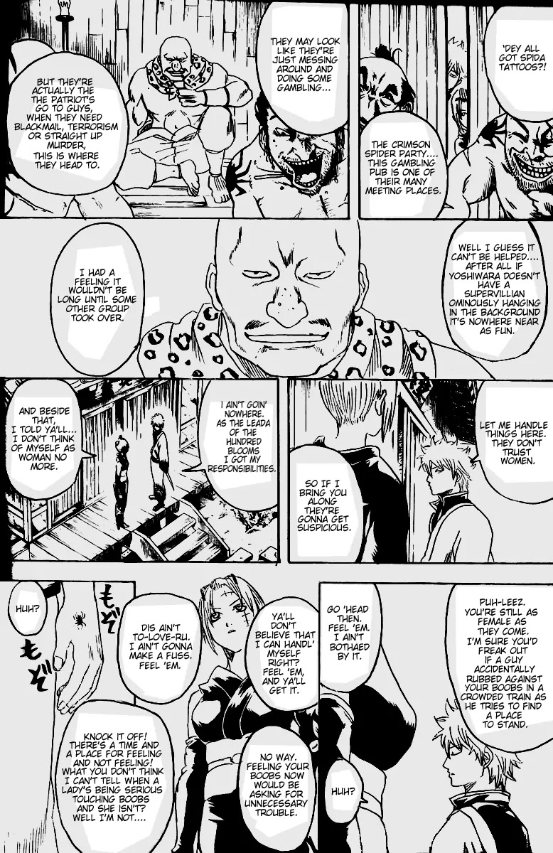 Gintama Chapter 254 page 11 - Chapter 254 : It's Bad Luck To See A Spider At Night