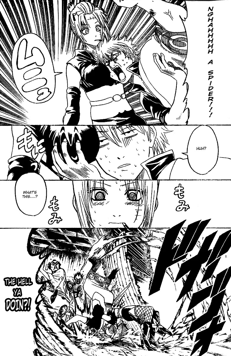Gintama Chapter 254 page 12 - Chapter 254 : It's Bad Luck To See A Spider At Night
